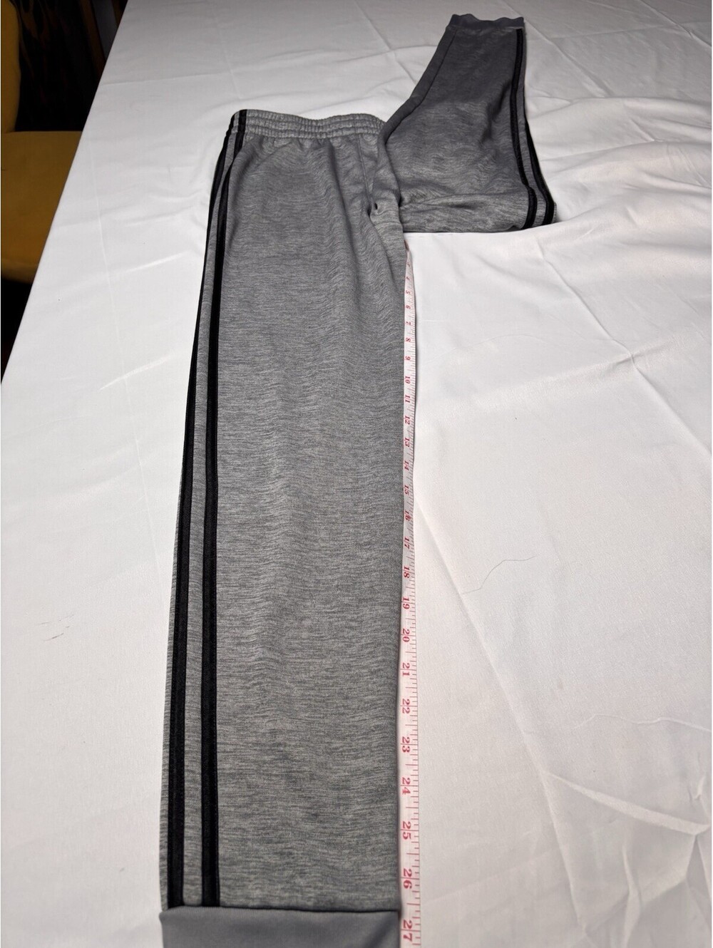 Adidas Kids Size Large Sweat Pants Grey And Black 14-16 - Picture 7 of 8